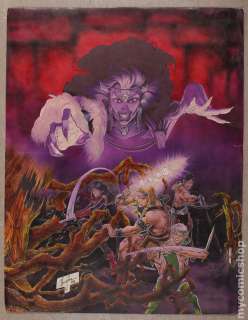 Original Art For Bladesmen (1990) Issue 1 Back Cover by Steven Hughes | mycomicshop.com