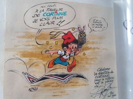 Kiko | Foufi 1 - Les voleurs volants + dédÃ­cace - Cartonné - EO - (1988) | Catawiki