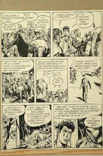 Jijé | Jerry Spring, planche n°6 Ã  l’encre de Chine de … | Banque Dessinée