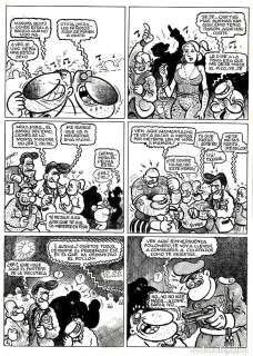 Página original de Miguel Gallardo. Historias del Tío Emo (Makoki)