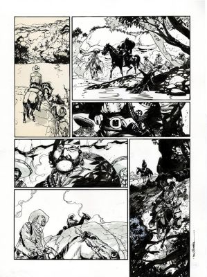 R.M. Guera | “Tex: l’uomo dalle pistole d’oro” – Tex Romanzi a Fumetti #9 – tav.03 | Cart Gallery