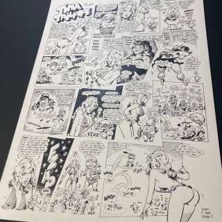 Richardson, John | Tina Tailpipe - Original page - Bum Ending... - (1984) | Catawiki