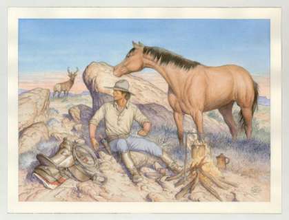 Michel Blanc-Dumont - Illustration originale - La Jeunesse de Blueberry