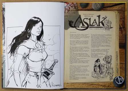 Michalak | Aslak - Tirage de Luxe "Aslak T1 L’oeil du monde" + Dédicace - Cartonné (2011) | Catawiki