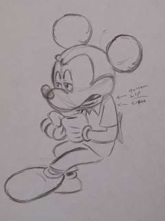 Walt Disney Studio’s | Walt Disney Studio’s - Original Animation Drawing Mickey mouse | Catawiki