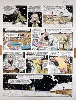Dimitri | Dimitri - Planche originale couleur - Le Goulag T12 - Halte Ã  la viscère (planche 22) - (1992) | Catawiki