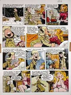 Dimitri | Dimitri - Planche originale couleur - Le Goulag T12 - Halte Ã  la viscère (planche 24) - (1992) | Catawiki