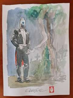 Maltaite, Eric | Maltaite, Eric - Dessin original couleur - Choc - (2021) | Catawiki