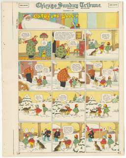 Frank King | King - Gasoline Alley, Sunday Page Color Proof, 12/23/1923 | Russ Cochran