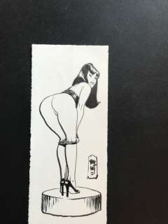 Jordi Bernet | Chiara di Notte - J. Bernet - illustrazione originale - Page volante | Catawiki