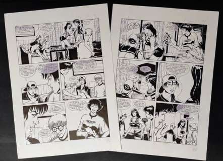 Sergio Giardo | Legs Weaver # 21 - Sergio Giardo - 2x tavole originali "Sun Islands" - Exemplaire unique - (1997) | Catawiki