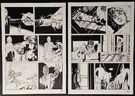 Daniele Bigliardo - Dylan Dog #290 - Daniele Bigliardo - 2x tavole originali "L‘Erede Oscuro" - Page volante - Exemplaire unique - (2010)