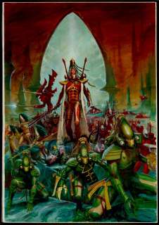 Paul Dainton - Illustration originale - couverture codex eldar