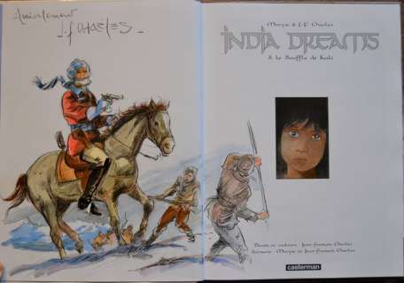 Charles, Jean-François | Charles, Jean-François - Dessin original couleur - Indian Dreams T8 - Le Souffle de Kali - C - EO - (2013) | Catawiki