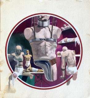 Karel Thole | Urania #353 - Kerel Thole - Copertina originale â€œLe scogliere dello spazioâ€ - Page volante - Exemplaire unique - (1964) | Catawiki