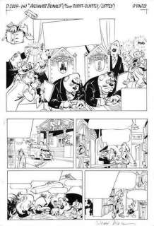 Formaat: Ca. 40,5 X 60 Cm. - Gesigneerd | Jippes, Daan - Originele pagina (p.1) - Donald Duck - D 2009-140 - Archivist Donald - (2009) | Catawiki