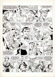 Mitton, Jean-Yves | Mitton, Jean-Yves - Originele pagina - Bloed en Stilte 6 (De Silence et de Sang) - Omerta - (1992) | Catawiki