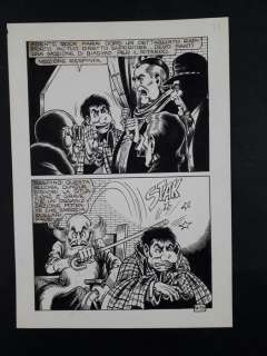 Magnus & Bunker | Alan Ford n. 14 - Magnus & Bunker - Tavola Originale pag. 59 "1, 2, 3, 4" - Page volante - Exemplaire unique - (1970) | Catawiki