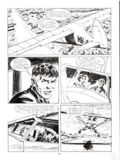 Fabio Valdambrini | Mister No n. 305 - 5x F.Valdambrini - Tavole Originali "Sull’Orlo dell’Abisso" - Page volante - EO - (2000) | Catawiki