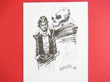 Giacomo Keison Bevilacqua - John Doe - illustrazione inedita di Giacomo Keison Bevilacqua - Page volante - Exemplaire unique - (2007)