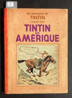 Â«Tintin en AmériqueÂ». Editions Casterman 1937. Album en noir et blanc. | Tessier Sarrou
