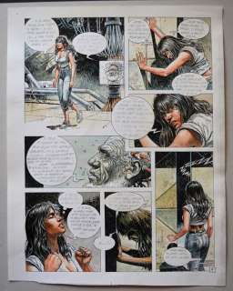 Paolo Eleuteri Serpieri | Druuna, Delta, Charlie - Paolo Eleuteri Serpieri: Druuna - Delta Acquerello originale (1990) pagina 9 - Page volante - (1990) | Catawiki