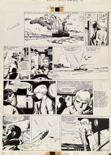 Dino Battaglia | Dino Battaglia - tavola originale "Operazione KNS" - Page volante - (1961) | Catawiki