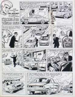 Tibet Ric Hochet | Planche originale à l’encre de Chine n°1 issue de ­"L’Homme | Cornette de St Cyr