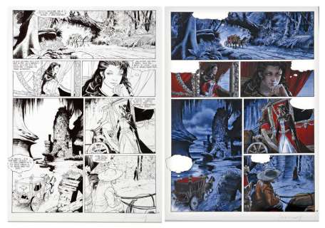 Jérémy | Barracuda, planche n°47 Ã  l’encre de Chine d… | Millon