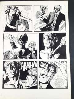 Marco Rostagno | Marco Rostagno - Tavola Originale per "Horror Sansoni" - Page volante - Exemplaire unique | Catawiki