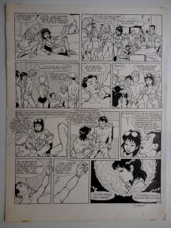 Renaud | Original page (p.45)  - Brelan de dames 5  - La malédiction  - (1986) | Catawiki