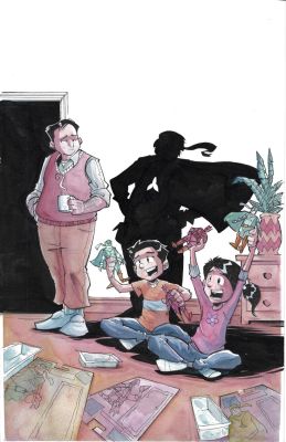 Shawn Daley | Father Figure TPB cover (Unpublished) | Athenaeum Comic Art