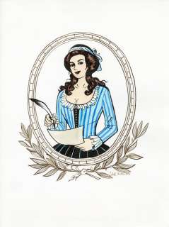 Catel - OLYMPE DE GOUGES – Illustration originale de couverture – R01