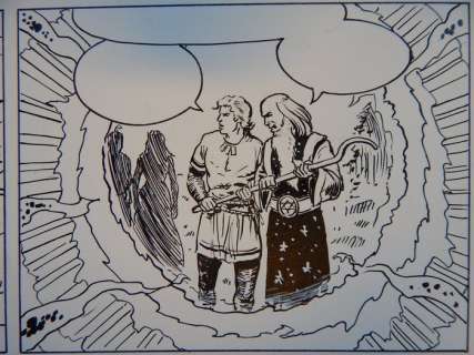 Claus Scholz | Claus Scholz - De Rode Ridder 244 - Originele pagina (p.30) - Mensenjacht - (2014) | Catawiki