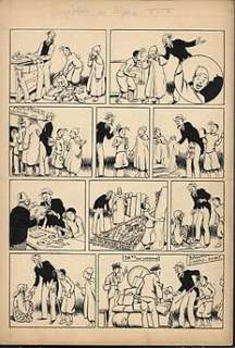 Pinchon, Joseph Porphyre | Pinchon, Joseph Porphyre - Planche originale - Gringalou en Algérie - (1946/1948) | Catawiki