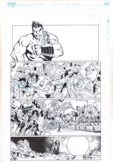 Humberto Ramos, Victor Olazaba - Champions #18 P.4 - Hulk (Amadeus Cho), Patriot (Shaun Lucas), Falcon (Joaquin Torres), Spider-Man (Miles Morales), Ironheart (Riri Williams), & Wasp (Nadia Van Dyne) - 2018