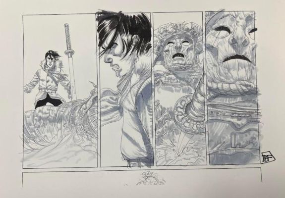 ORIGINAL POUR "NEIGE DE SANG" PAR JEF - P. 73 | Pulp’s