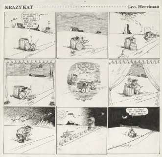 74: Herriman Krazy Kat Sun May 1932 original comic art | Russ Cochran