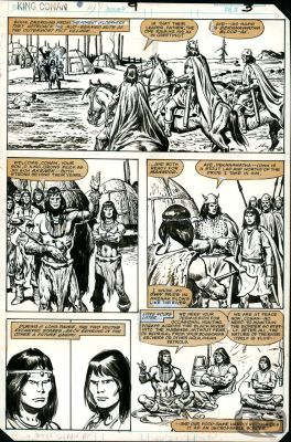 John Buscema | King Conan, Issue 09, Page 03 - Original Artwork by John Buscema | Pulp’s Art