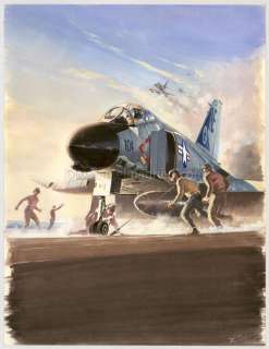 Lucio Perinotto - illustration originale intitulée "F4 Phantom"