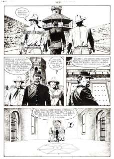 Maurizio Dotti | Tex n. 696 - Maurizio Dotti 2x Tavole Originali "L’ombra del maestro" - Page volante - Exemplaire unique - (2018) | Catawiki