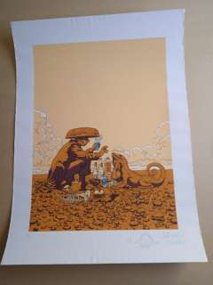 Darrow | Darrow, Geof - Sérigraphie Aedena + dédicace - Bourbon Thret | Catawiki