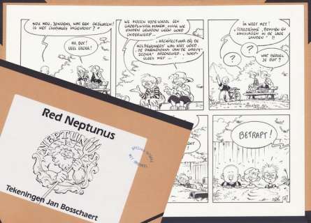 Bosschaert, Jan | Bosschaert, Jan - Originele pagina + Album - Het raadsel van de riolen - (1994/2001) | Catawiki