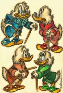Joan Vizcarra | Uncle $crooge Comfy Outfits - Original Drawing - Joan Vizcarra - Pencil Art | Catawiki