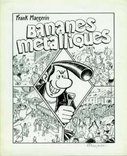 Margerin Frank | Lucien - Bananes mécaniques Encre de Chine pour cette couverture | Millon