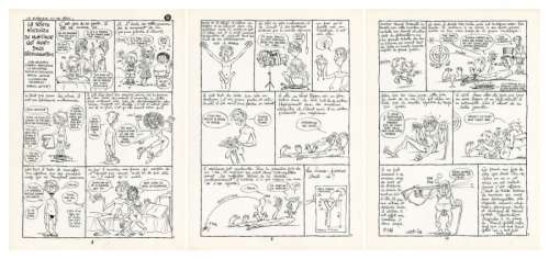 RhÃ¢Ã¢ Lovely Ensemble des trois planches Ã  l’encre de Chine de la rubriqueet- | Millon