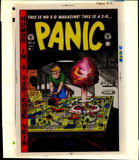 Panic #2 | Panic #2 Color Key & 4 Color Separations | Russ Cochran