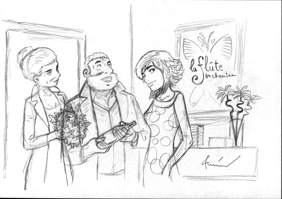 DESSIN ORIGINAL POUR PRESQUE MAINTENANT PAR CYRIL BONIN - ILLUSTRATION N°1 | Pulp’s