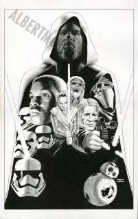 John Cassaday - The Force Awakens Issue 1 Page Cover