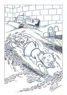 Millet | . Scrooge McDuck - Millet - Original Drawing - EO | Catawiki